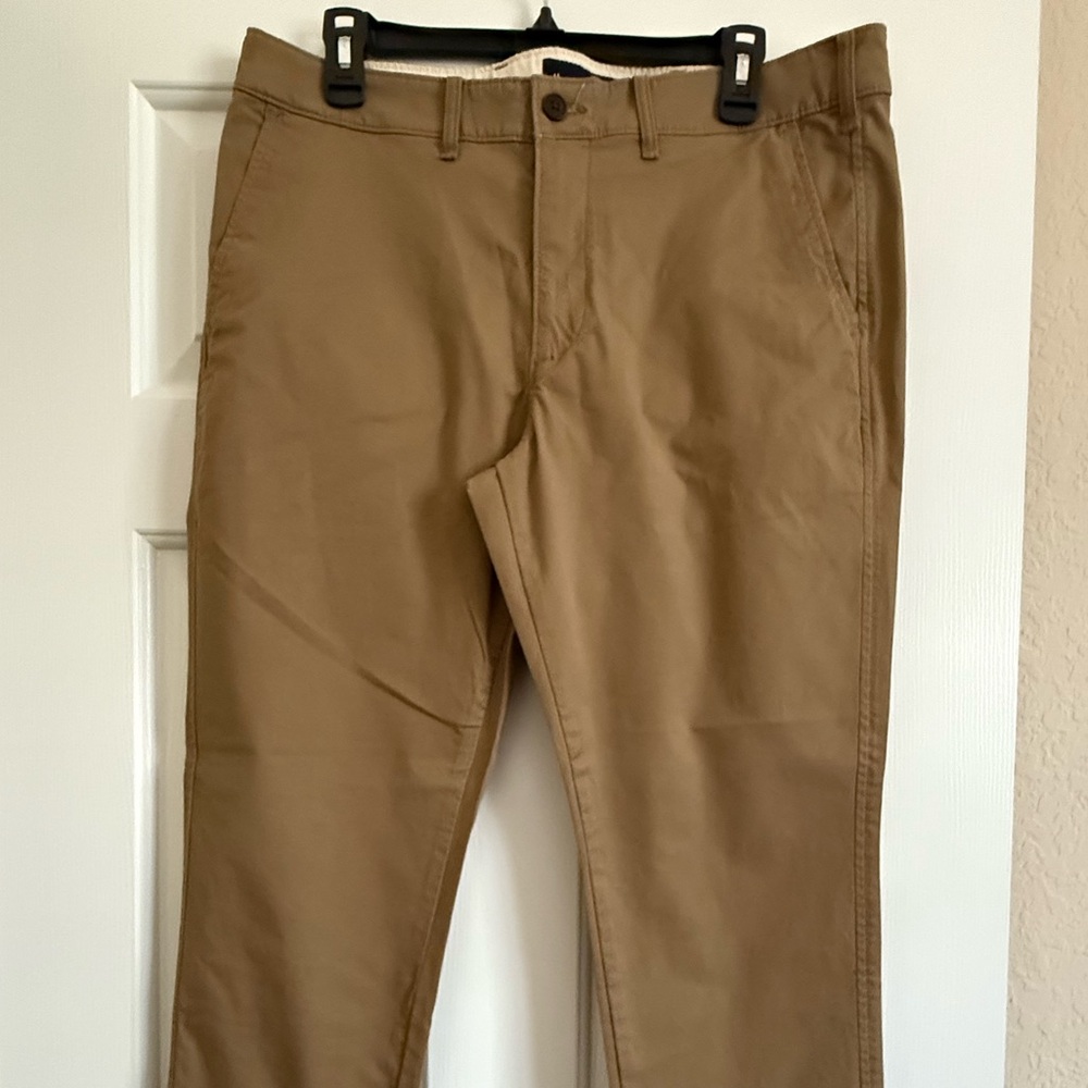 Abercrombie & Fitch Tan Chinos Classic Cotton Blend